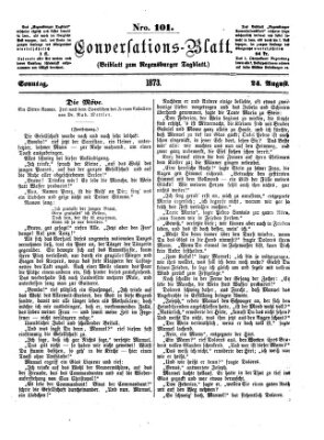 Regensburger Conversations-Blatt (Regensburger Tagblatt) Sonntag 24. August 1873