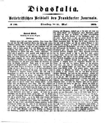 Didaskalia Dienstag 21. Mai 1872