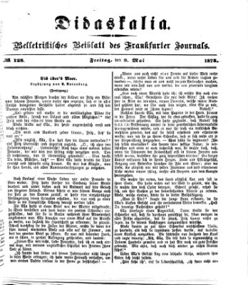 Didaskalia Freitag 9. Mai 1873