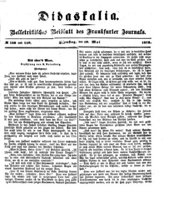 Didaskalia Montag 19. Mai 1873