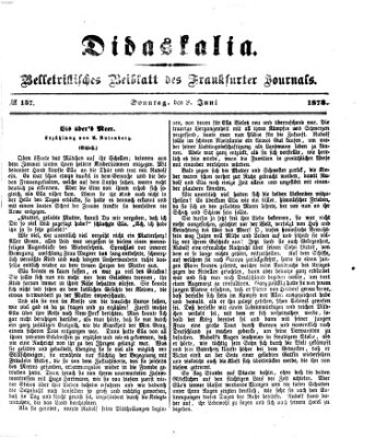 Didaskalia Sonntag 8. Juni 1873