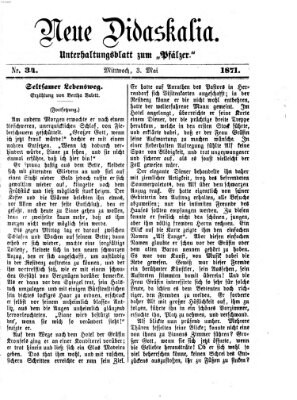 Neue Didaskalia (Pfälzer) Mittwoch 3. Mai 1871