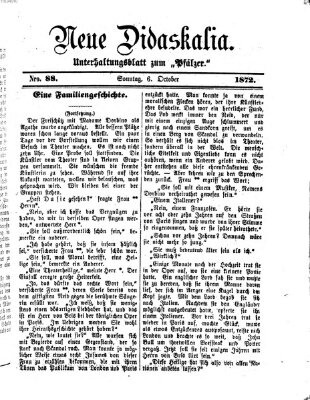 Neue Didaskalia (Pfälzer) Sonntag 6. Oktober 1872