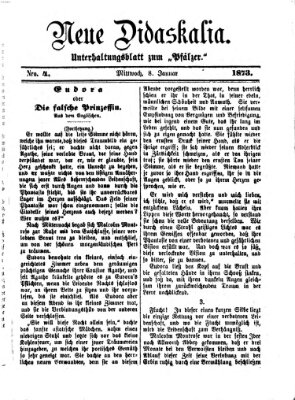 Neue Didaskalia (Pfälzer) Mittwoch 8. Januar 1873