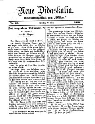 Neue Didaskalia (Pfälzer) Freitag 9. Mai 1873