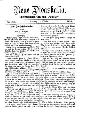 Neue Didaskalia (Pfälzer) Sonntag 12. Oktober 1873