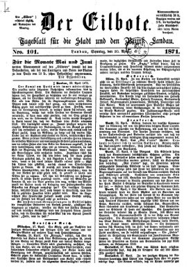 Der Eilbote Sonntag 30. April 1871