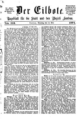 Der Eilbote Sonntag 14. Mai 1871