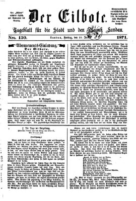 Der Eilbote Freitag 30. Juni 1871