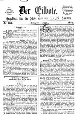 Der Eilbote Freitag 6. Oktober 1871