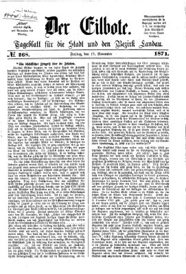 Der Eilbote Freitag 17. November 1871