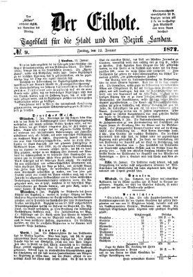 Der Eilbote Freitag 12. Januar 1872