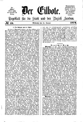 Der Eilbote Mittwoch 24. Januar 1872