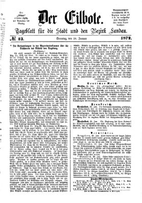 Der Eilbote Sonntag 28. Januar 1872