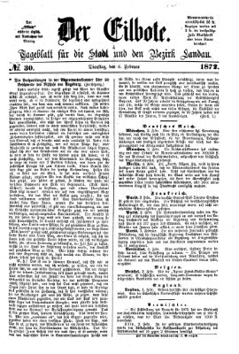 Der Eilbote Dienstag 6. Februar 1872