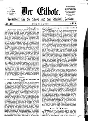 Der Eilbote Freitag 9. Februar 1872