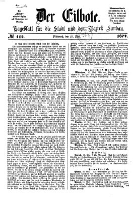 Der Eilbote Mittwoch 15. Mai 1872