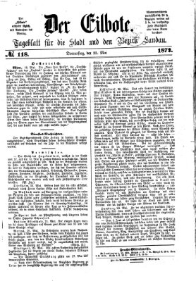 Der Eilbote Donnerstag 23. Mai 1872