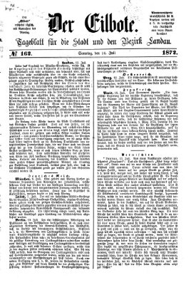 Der Eilbote Sonntag 14. Juli 1872