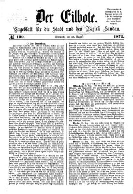 Der Eilbote Mittwoch 28. August 1872