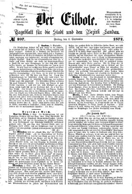 Der Eilbote Freitag 6. September 1872