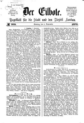 Der Eilbote Sonntag 8. September 1872