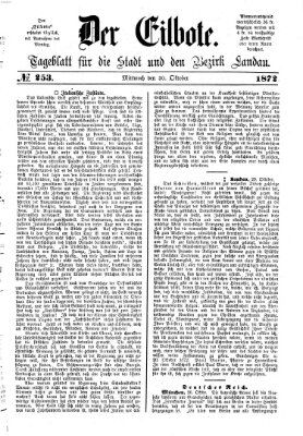 Der Eilbote Mittwoch 30. Oktober 1872