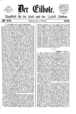 Der Eilbote Mittwoch 6. November 1872