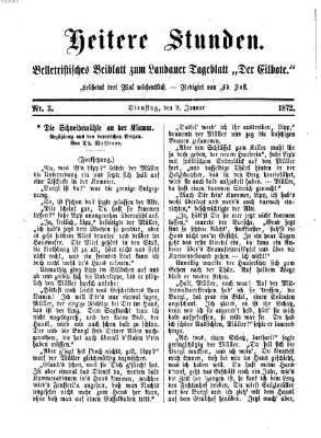 Heitere Stunden (Der Eilbote) Dienstag 9. Januar 1872