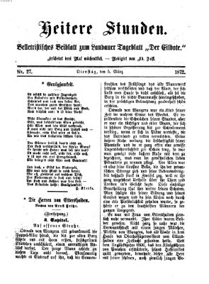 Heitere Stunden (Der Eilbote) Dienstag 5. März 1872