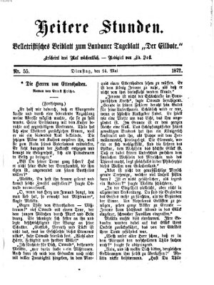 Heitere Stunden (Der Eilbote) Dienstag 14. Mai 1872