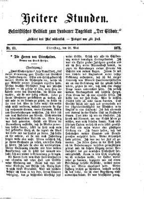 Heitere Stunden (Der Eilbote) Dienstag 28. Mai 1872