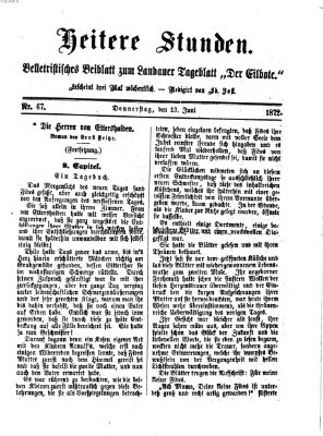 Heitere Stunden (Der Eilbote) Donnerstag 13. Juni 1872