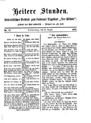 Heitere Stunden (Der Eilbote) Donnerstag 22. August 1872