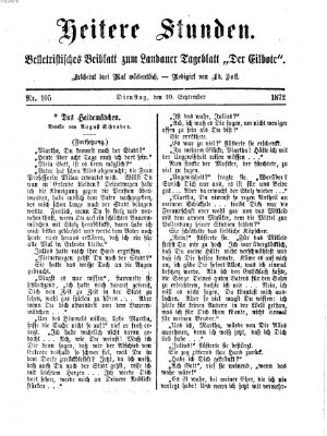 Heitere Stunden (Der Eilbote) Dienstag 10. September 1872