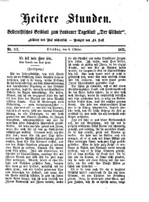 Heitere Stunden (Der Eilbote) Dienstag 8. Oktober 1872