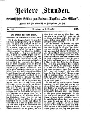 Heitere Stunden (Der Eilbote) Montag 9. Dezember 1872