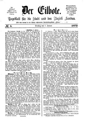 Der Eilbote Dienstag 7. Januar 1873