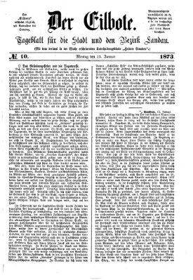 Der Eilbote Montag 13. Januar 1873