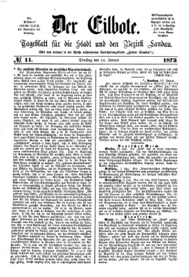 Der Eilbote Dienstag 14. Januar 1873