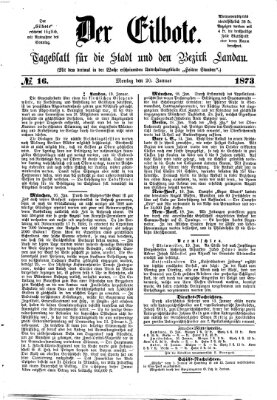 Der Eilbote Montag 20. Januar 1873