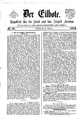 Der Eilbote Montag 27. Januar 1873