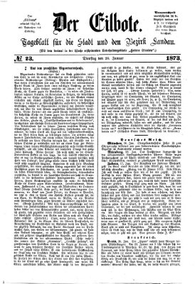 Der Eilbote Dienstag 28. Januar 1873