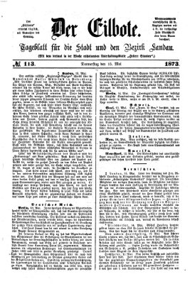 Der Eilbote Donnerstag 15. Mai 1873