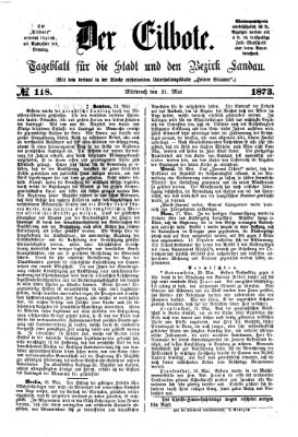 Der Eilbote Mittwoch 21. Mai 1873