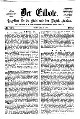 Der Eilbote Mittwoch 2. Juli 1873