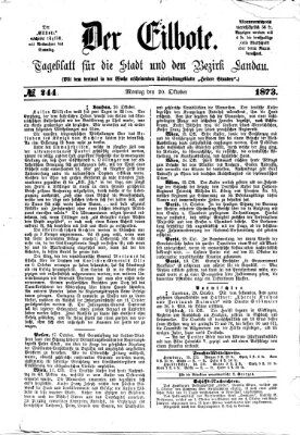 Der Eilbote Montag 20. Oktober 1873