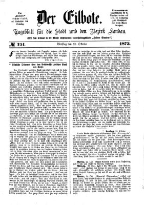 Der Eilbote Dienstag 28. Oktober 1873