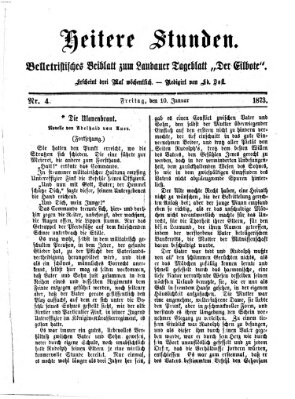 Heitere Stunden (Der Eilbote) Freitag 10. Januar 1873