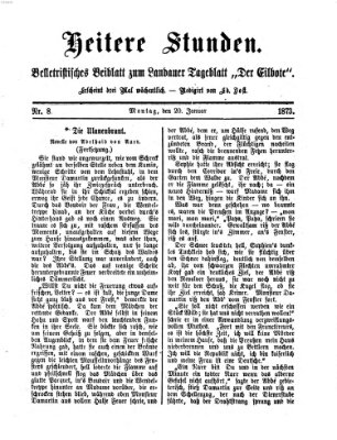 Heitere Stunden (Der Eilbote) Montag 20. Januar 1873